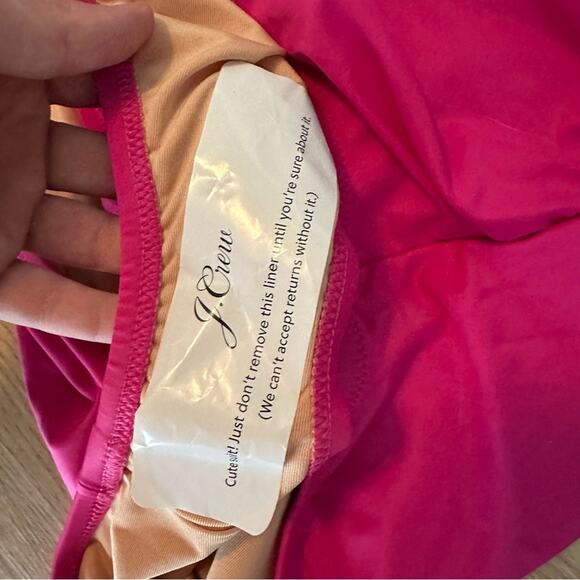 NEW J.Crew Sleek ruched one-shoulder one-piece swimsuit Size 20 - Picture 10 of 12